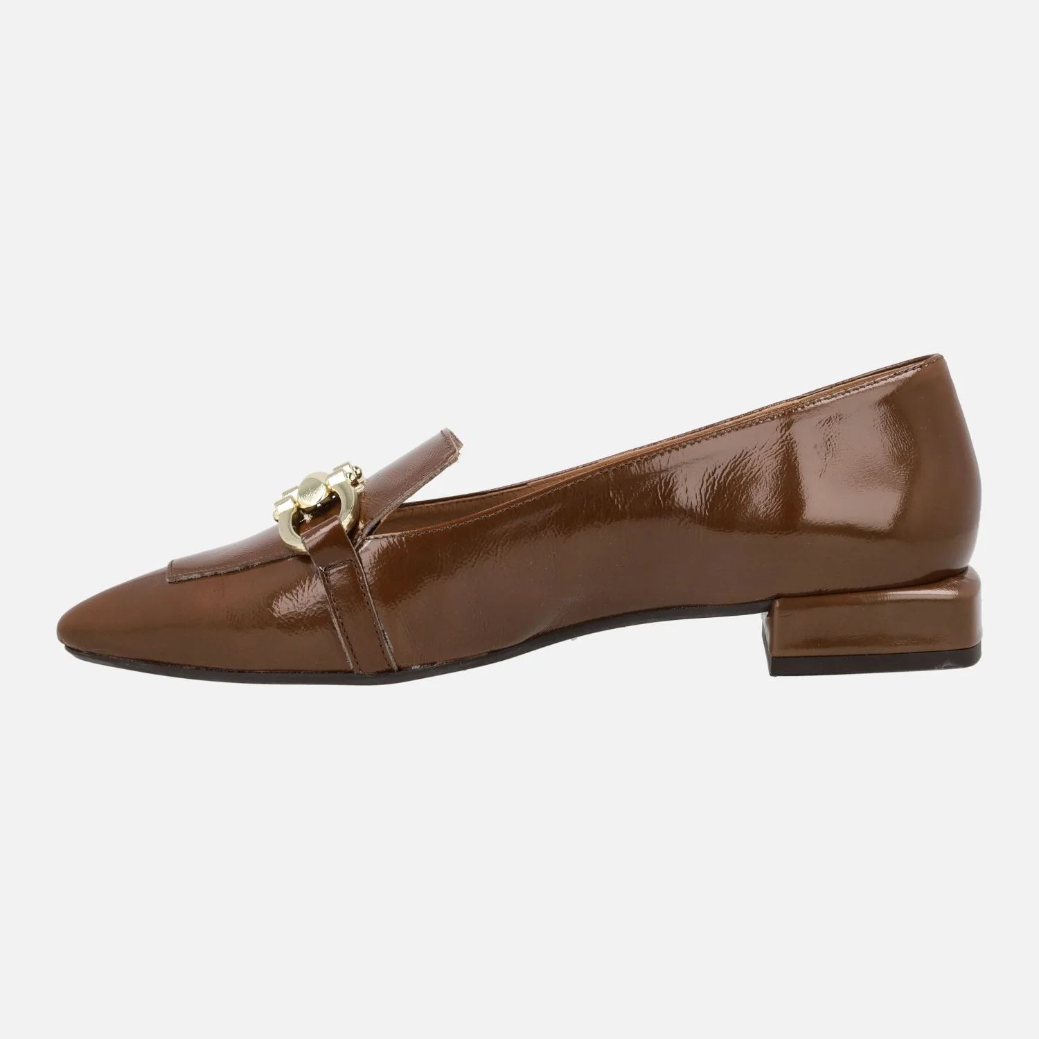 Mocasines de Charol con adorno metálico y copete - Image 3