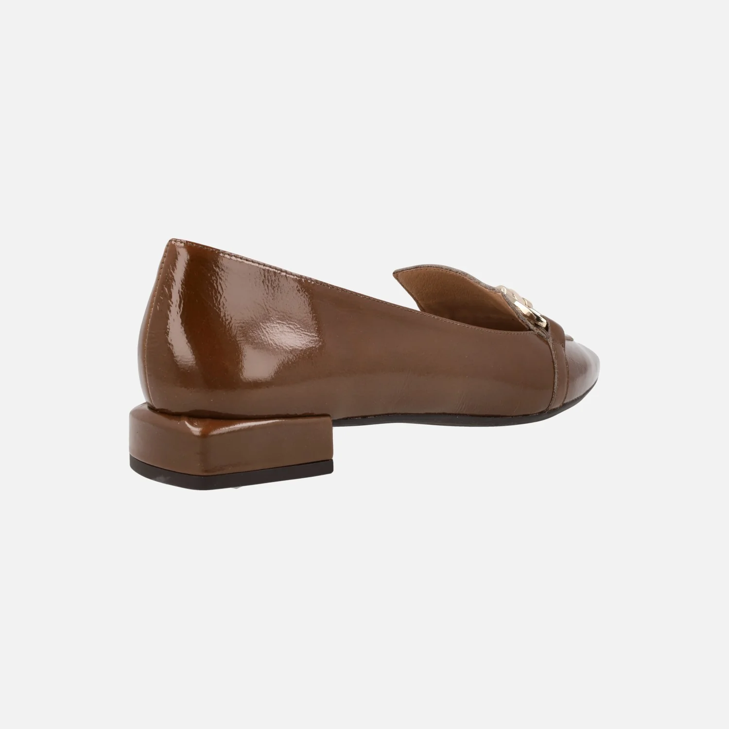 Mocasines de Charol con adorno metálico y copete - Image 4