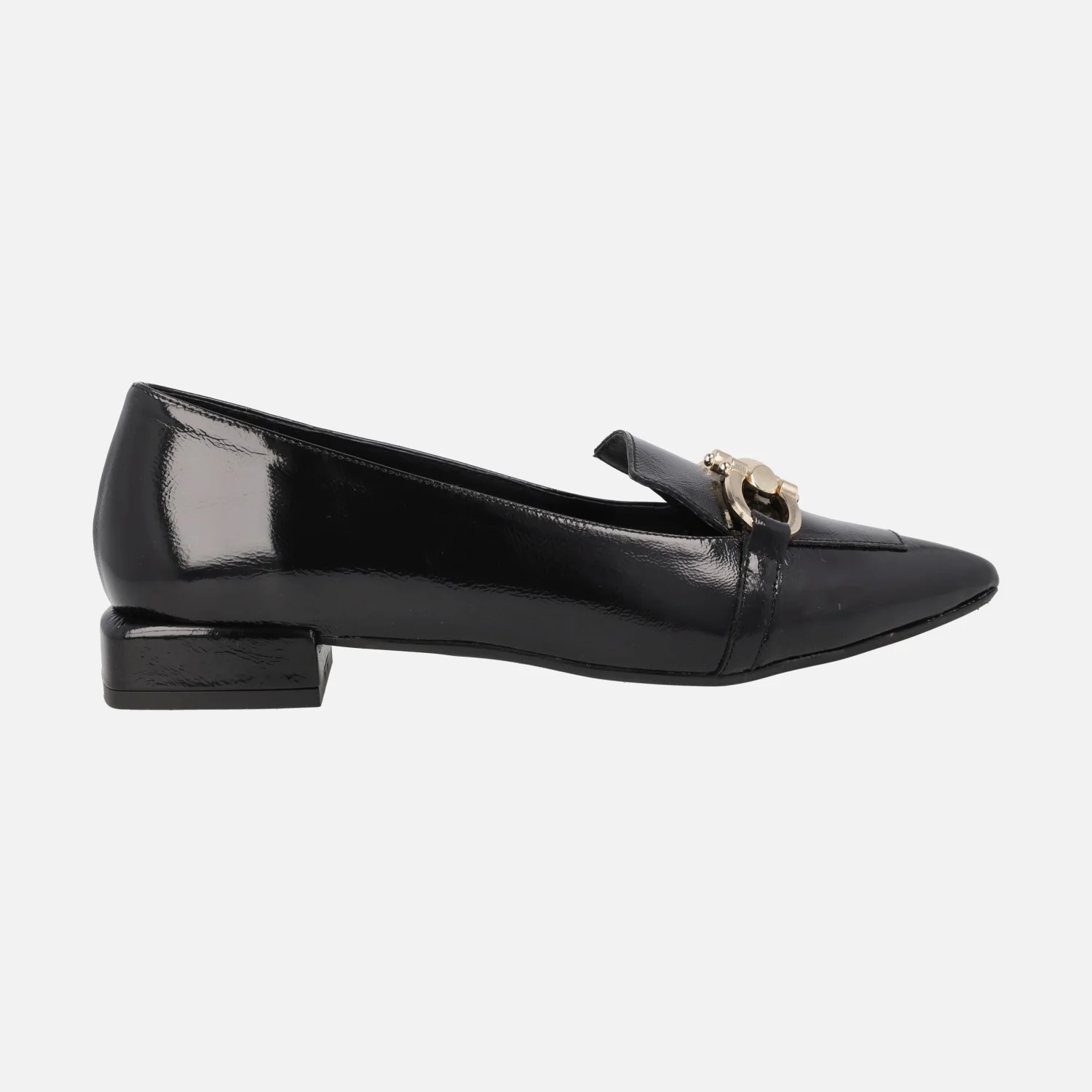 Mocasines de Charol con adorno metálico y copete - Image 6