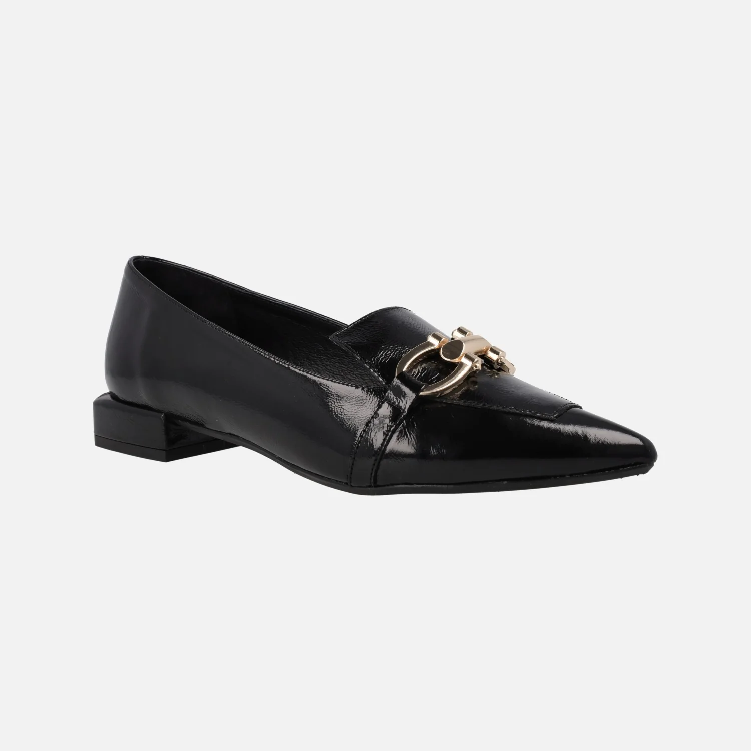 Mocasines de Charol con adorno metálico y copete - Image 7