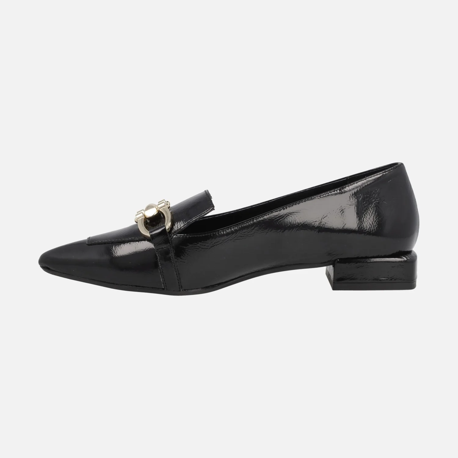 Mocasines de Charol con adorno metálico y copete - Image 8