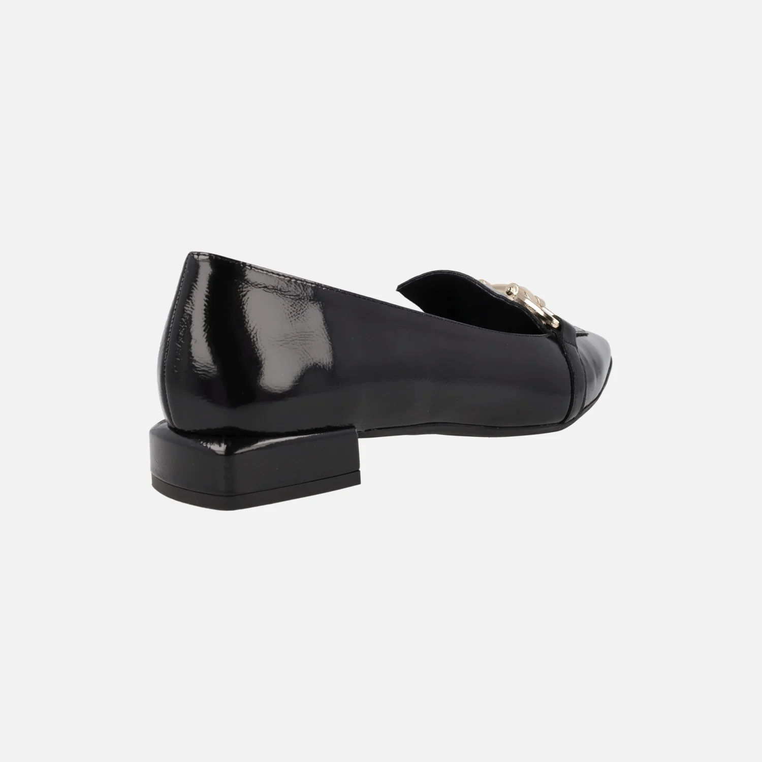 Mocasines de Charol con adorno metálico y copete - Image 9