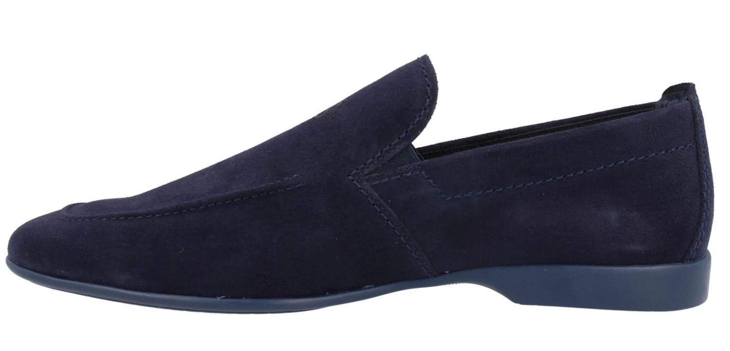 Mocasines de ante con elásticos y piso fino de goma - Image 8