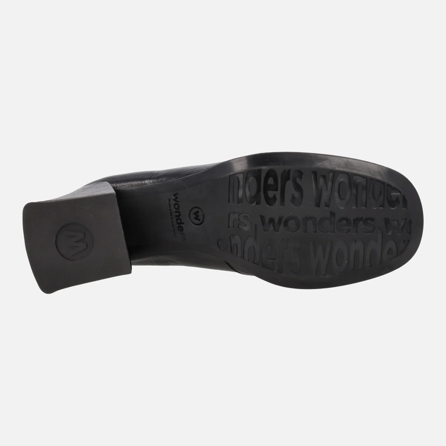 Mocasines Celia en piel negra efecto quebrado - Image 5