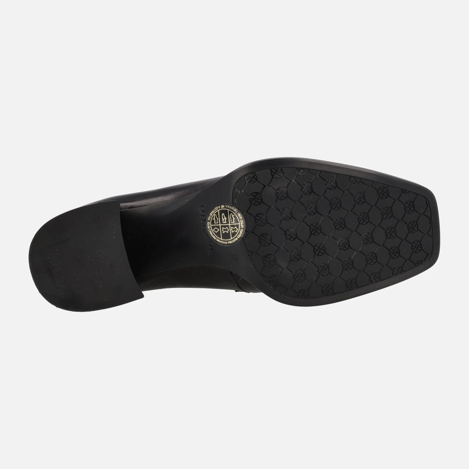 Mocasines con adorno metálico y tacón ancho Megan - Image 5