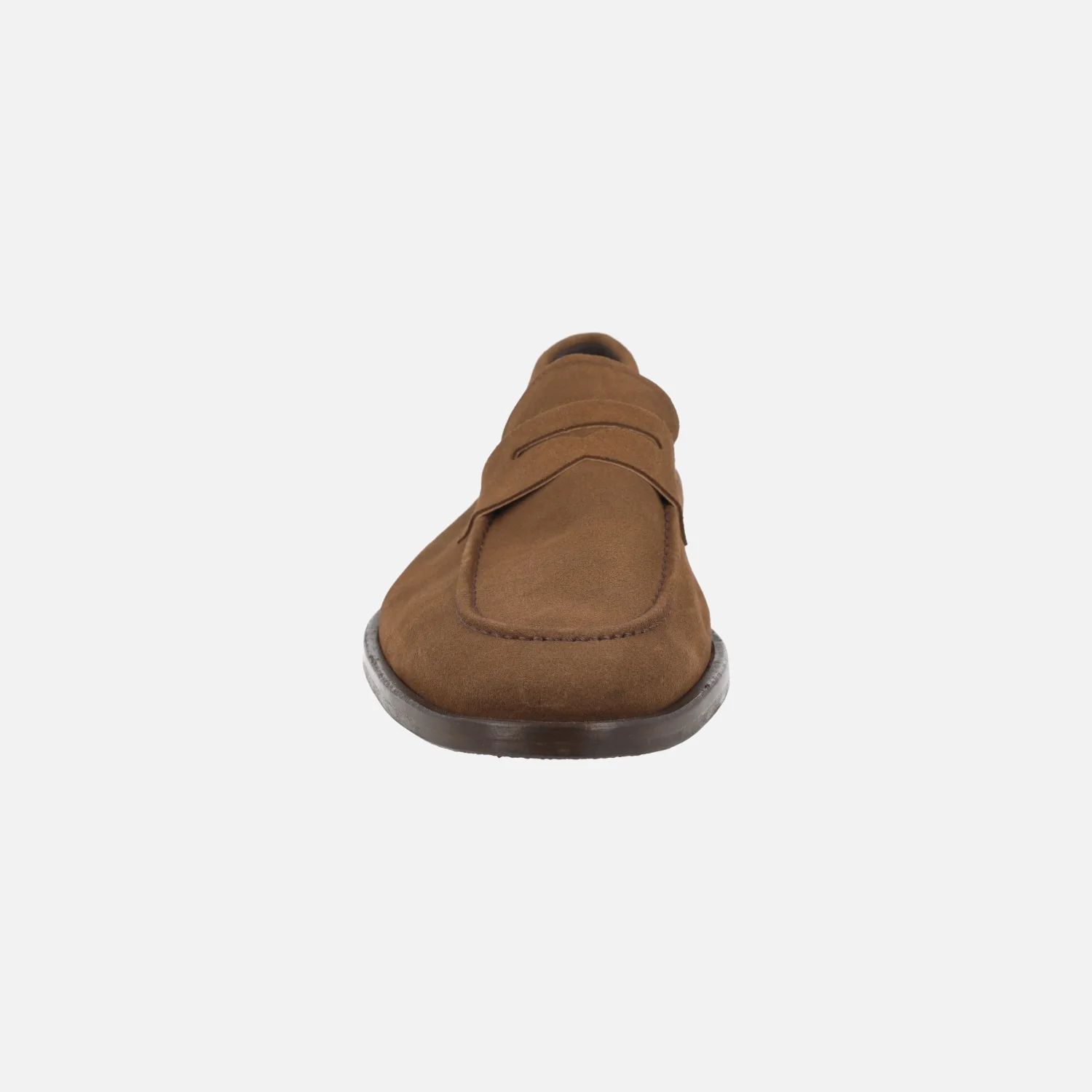 Mocasines con antifaz Casa Campo para hombre en serraje camel - Image 5