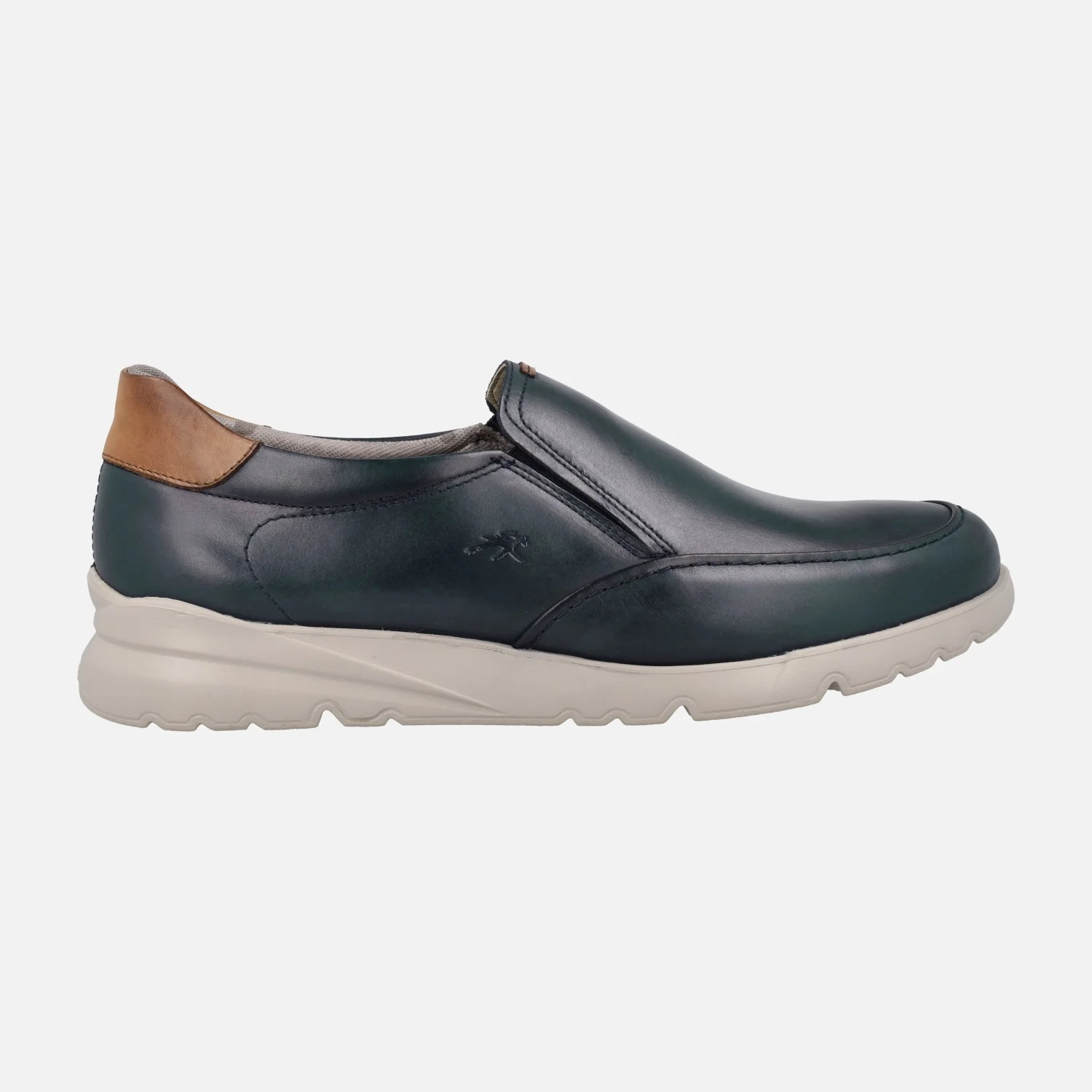 Mocasines confort Daryl en azul marino con elásticos laterales