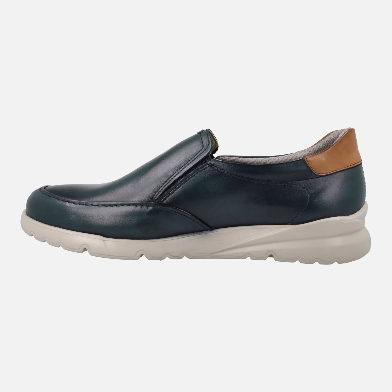 Mocasines confort Daryl en azul marino con elásticos laterales - Image 3