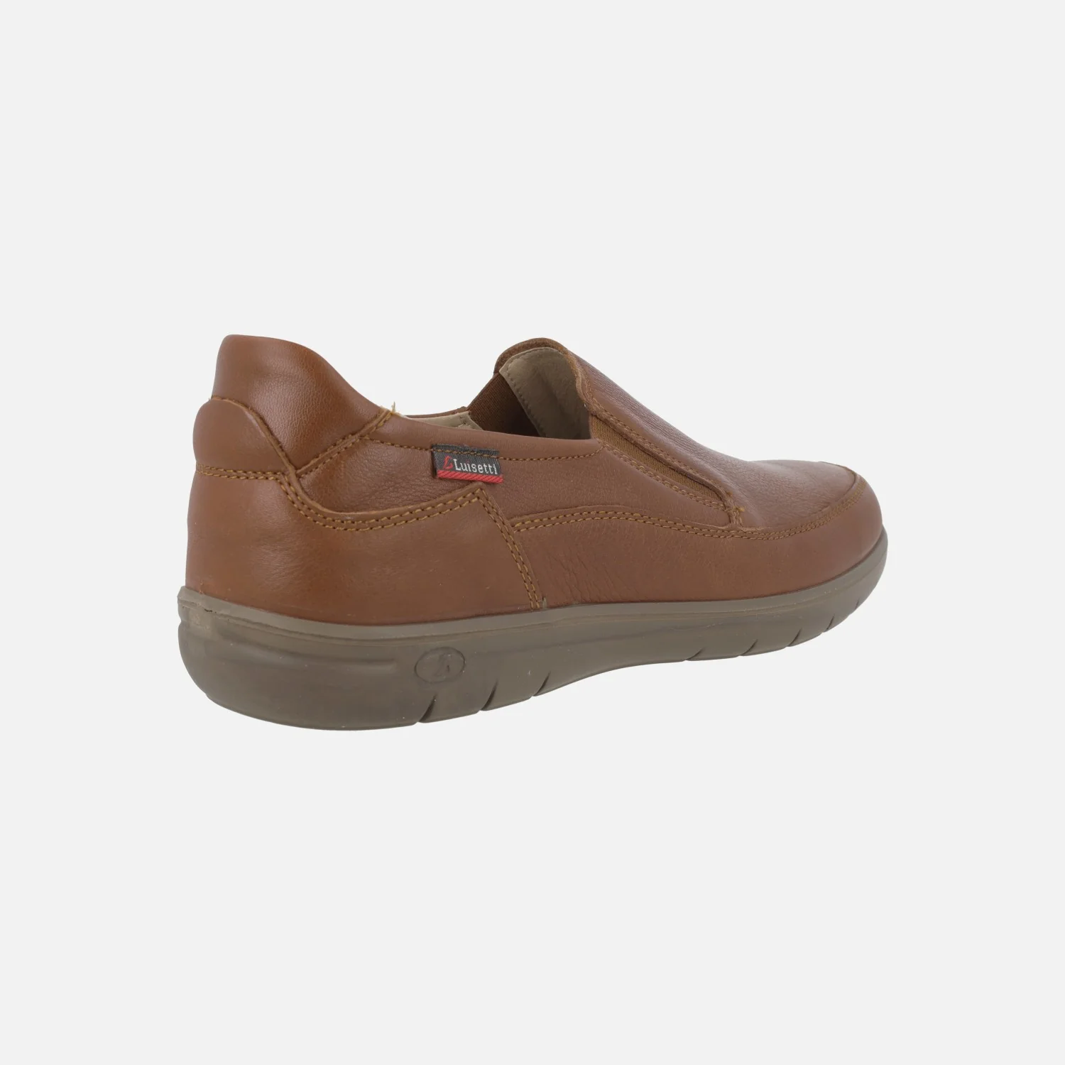 Mocasines confort de piel con elásticos laterales para hombre - Image 10