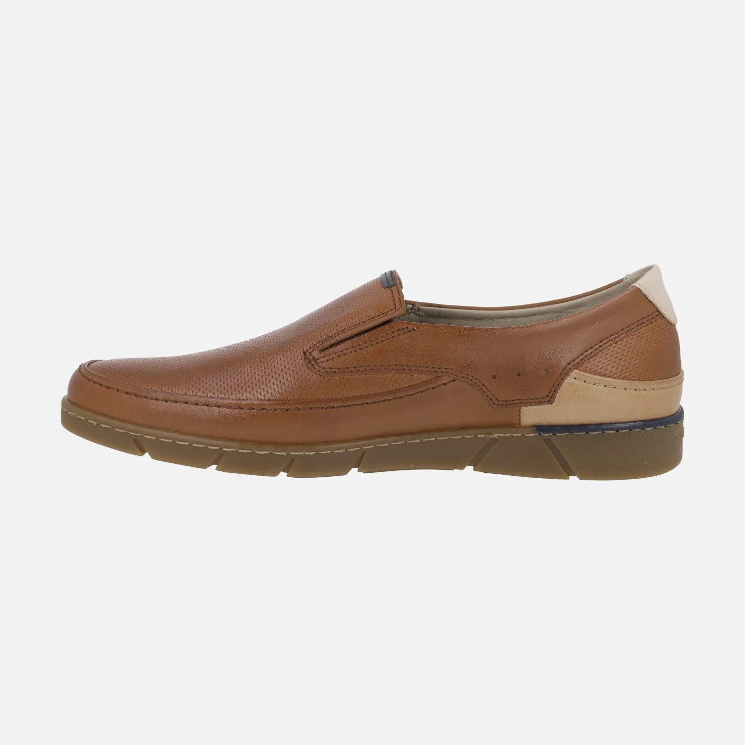 Mocasines confort para hombre Barry en piel cuero - Image 3