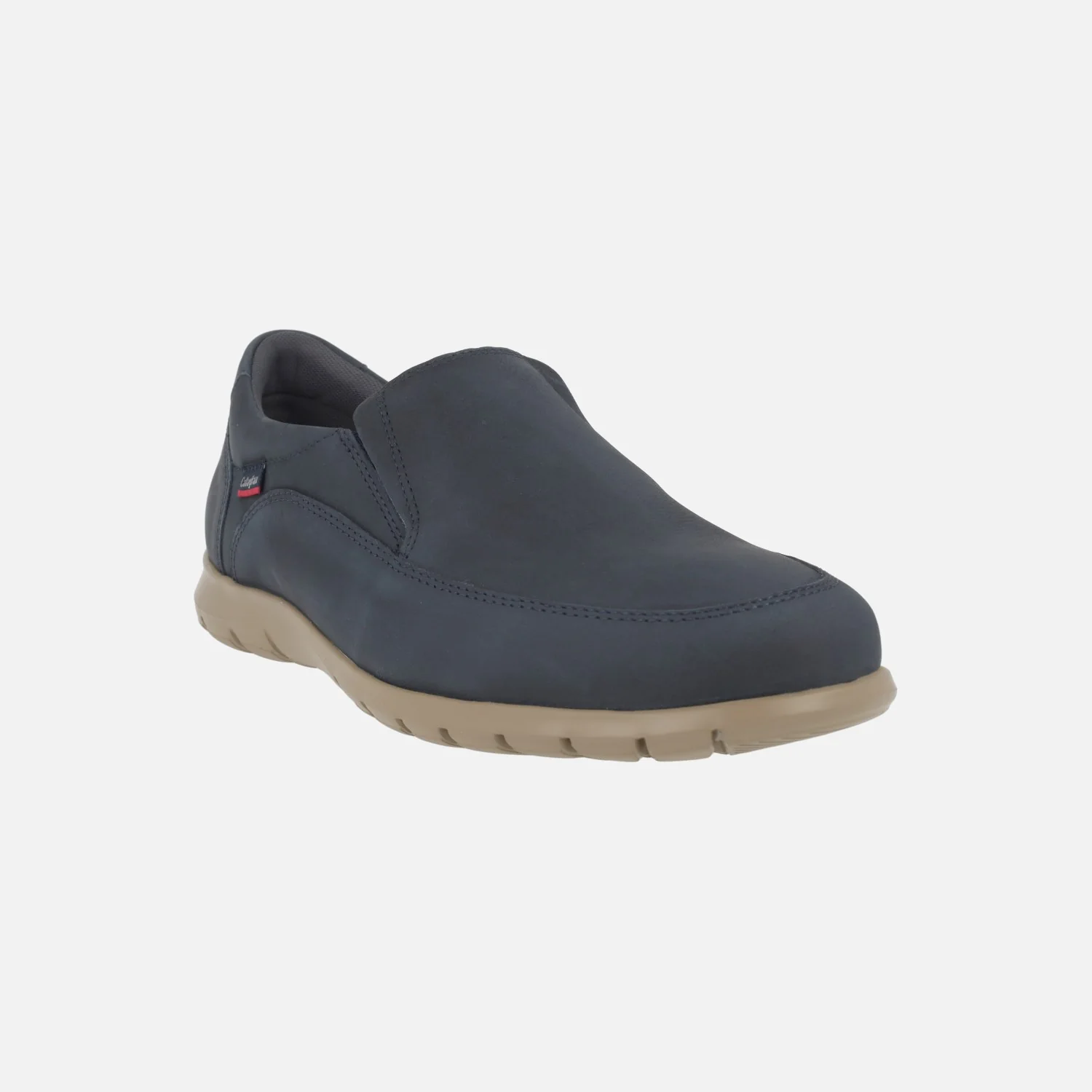 Mocasines confort para hombre en nobuck con elásticos - Image 2