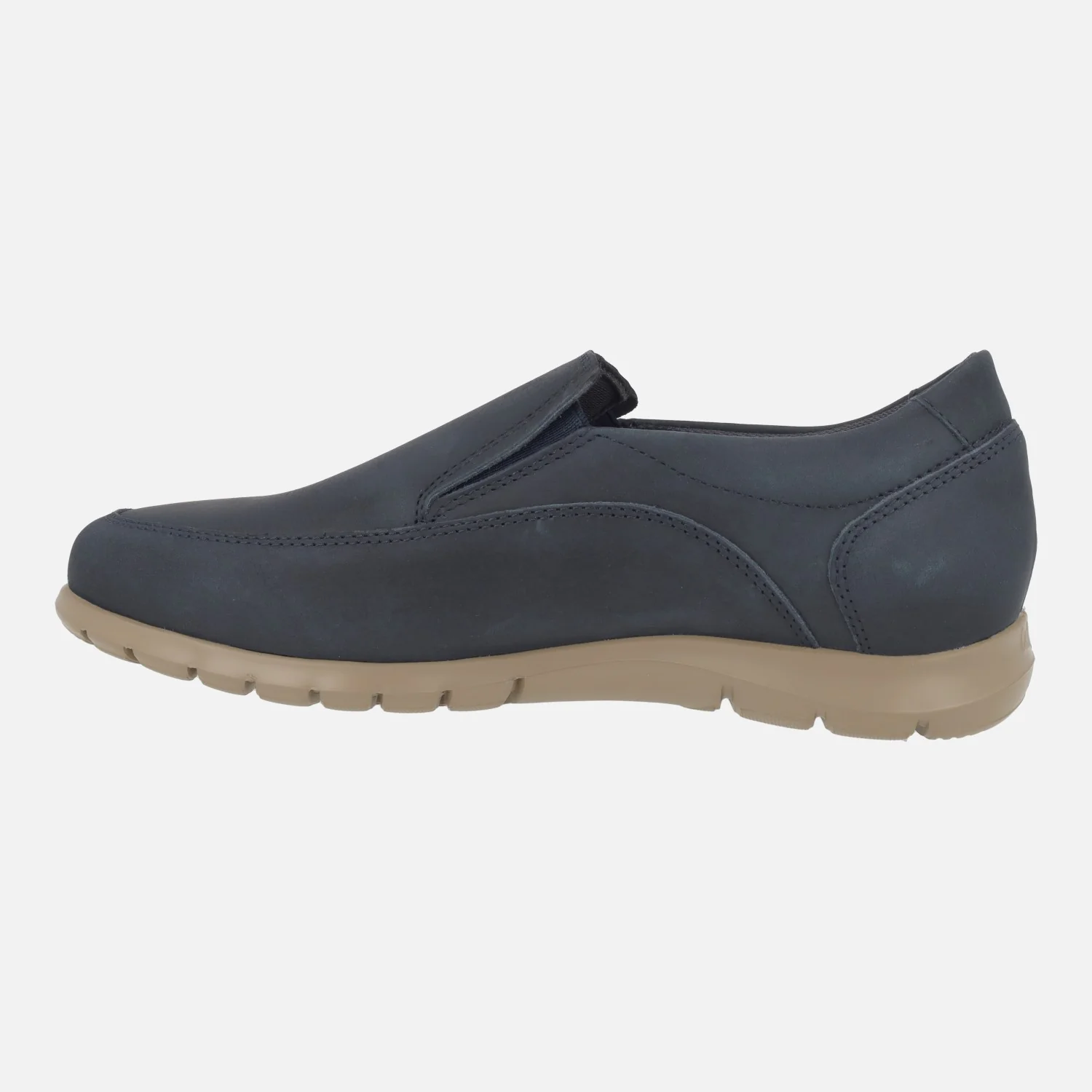 Mocasines confort para hombre en nobuck con elásticos - Image 3