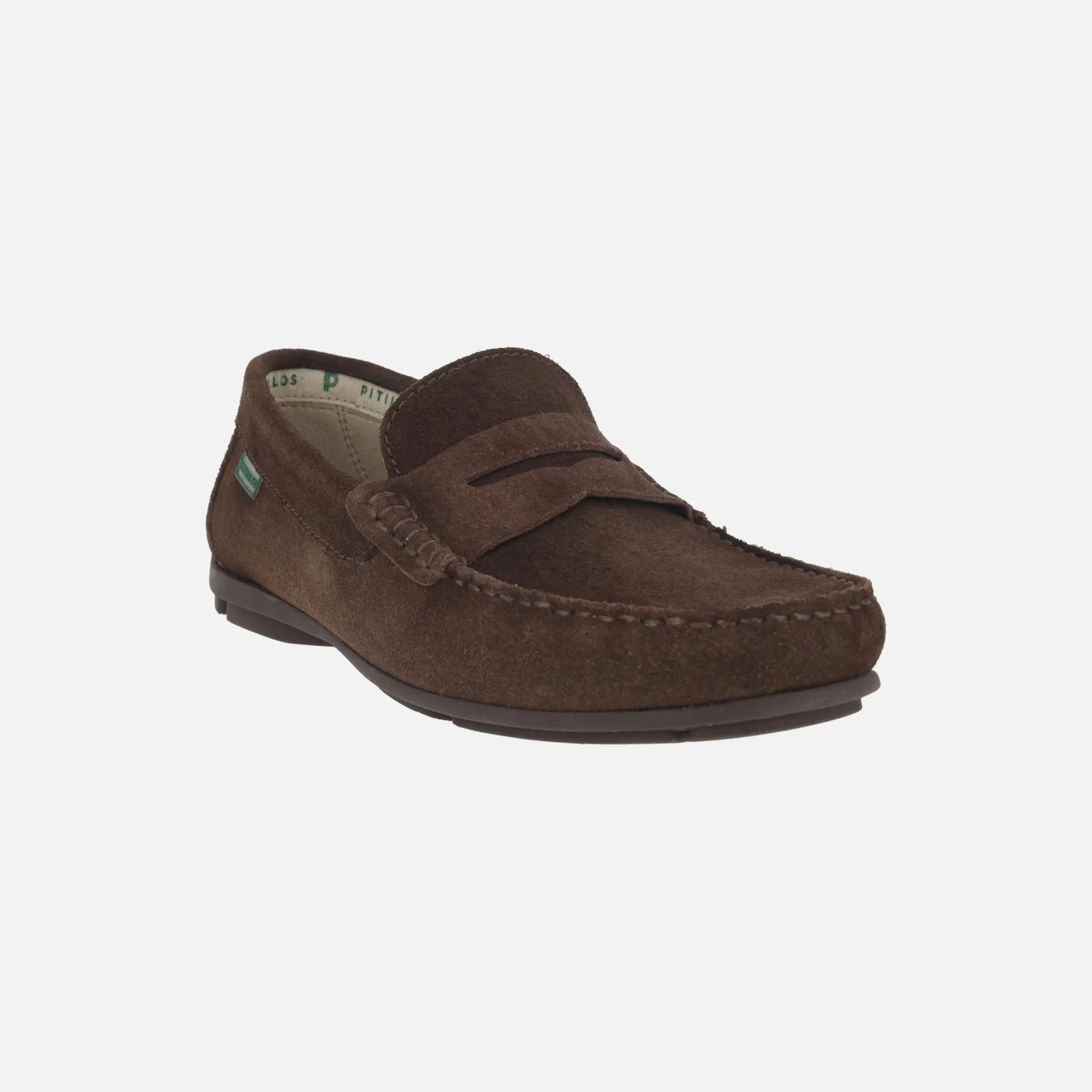 Mocasines confort para hombre en serraje con adorno de antifaz - Image 2