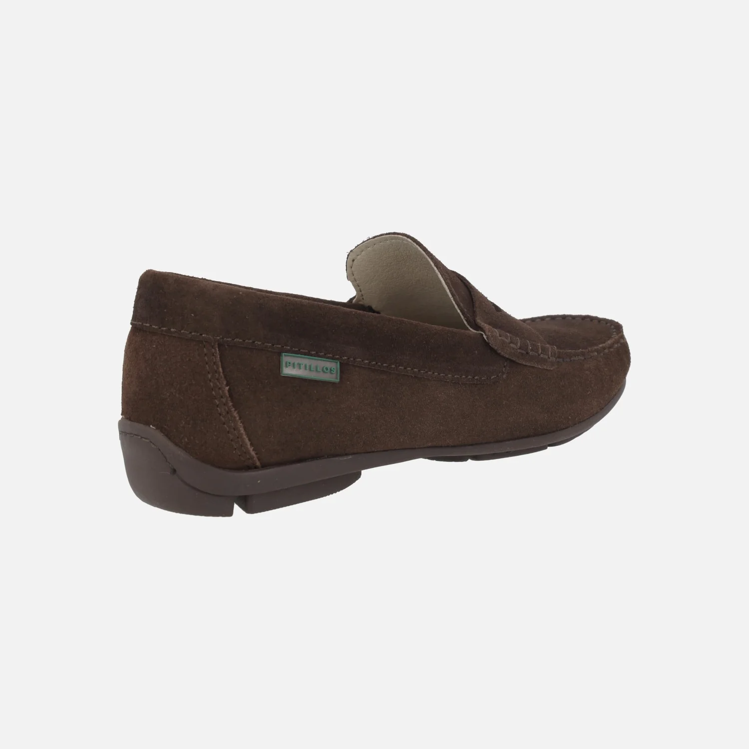 Mocasines confort para hombre en serraje con adorno de antifaz - Image 4