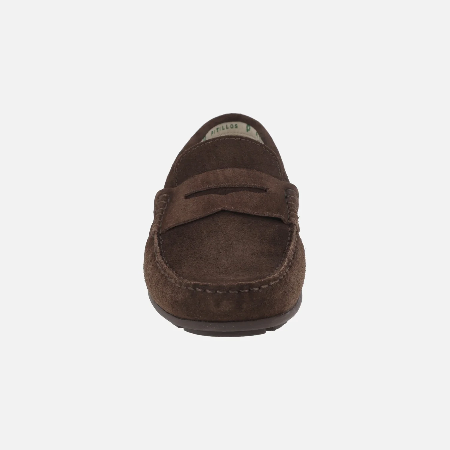 Mocasines confort para hombre en serraje con adorno de antifaz - Image 5