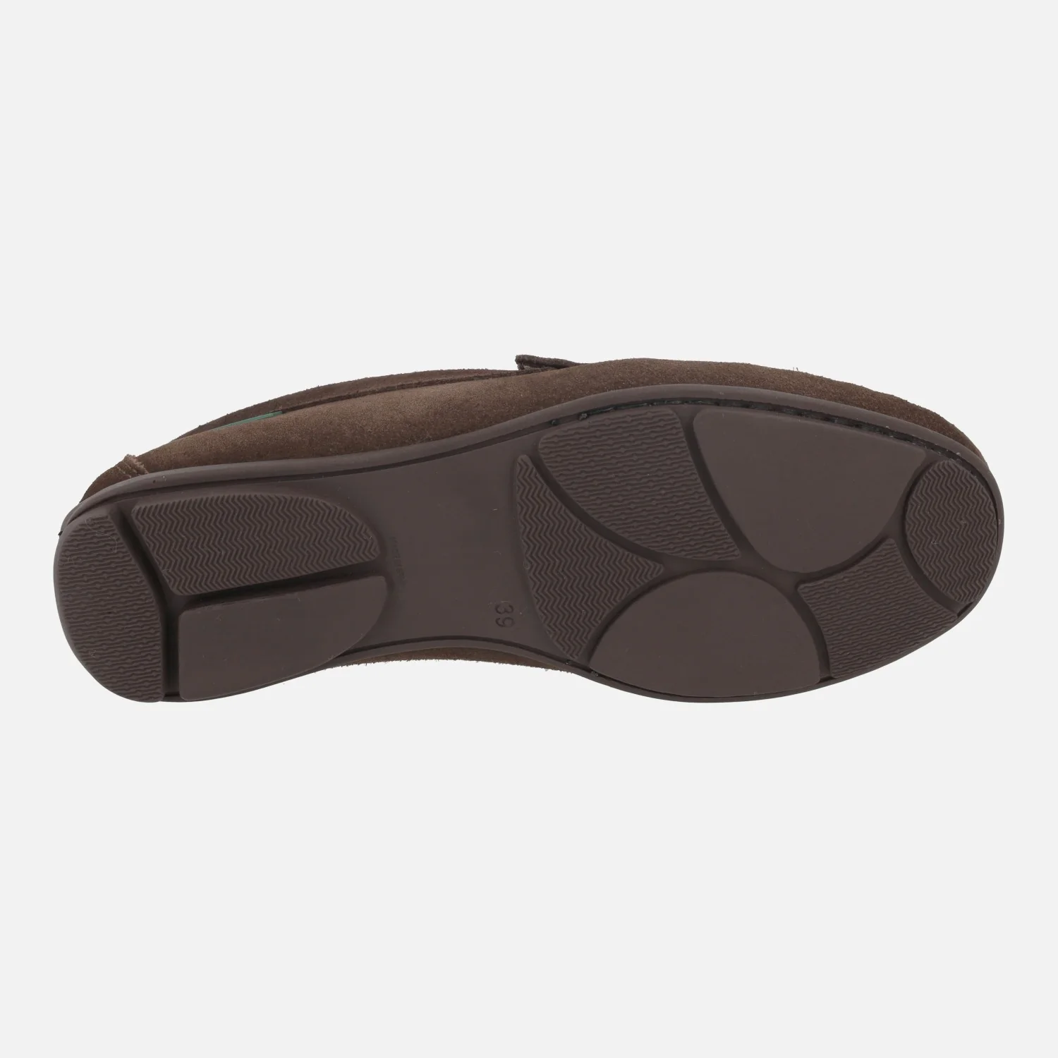 Mocasines confort para hombre en serraje con adorno de antifaz - Image 6