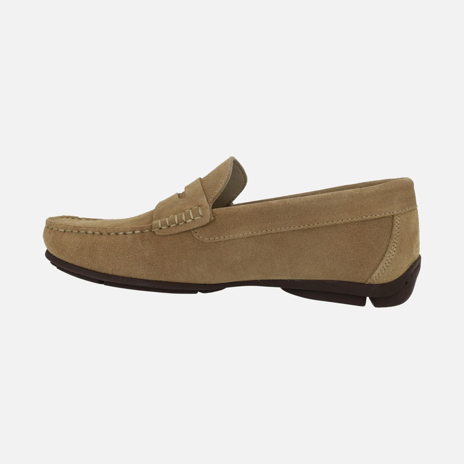 Mocasines confort para hombre en serraje con adorno de antifaz - Image 9