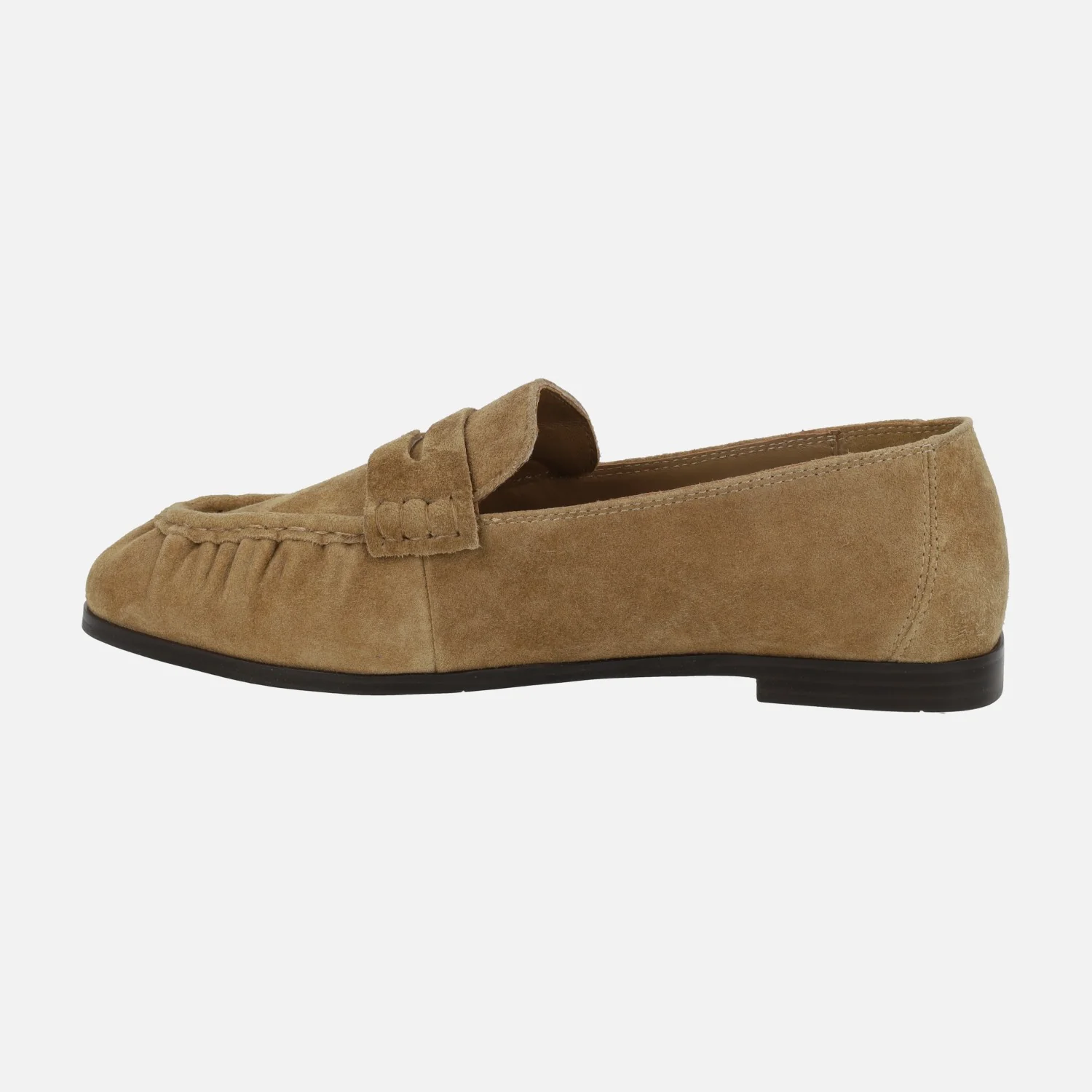 Mocasines de ante camel con puntera fruncida y antifaz Atoka - Image 3