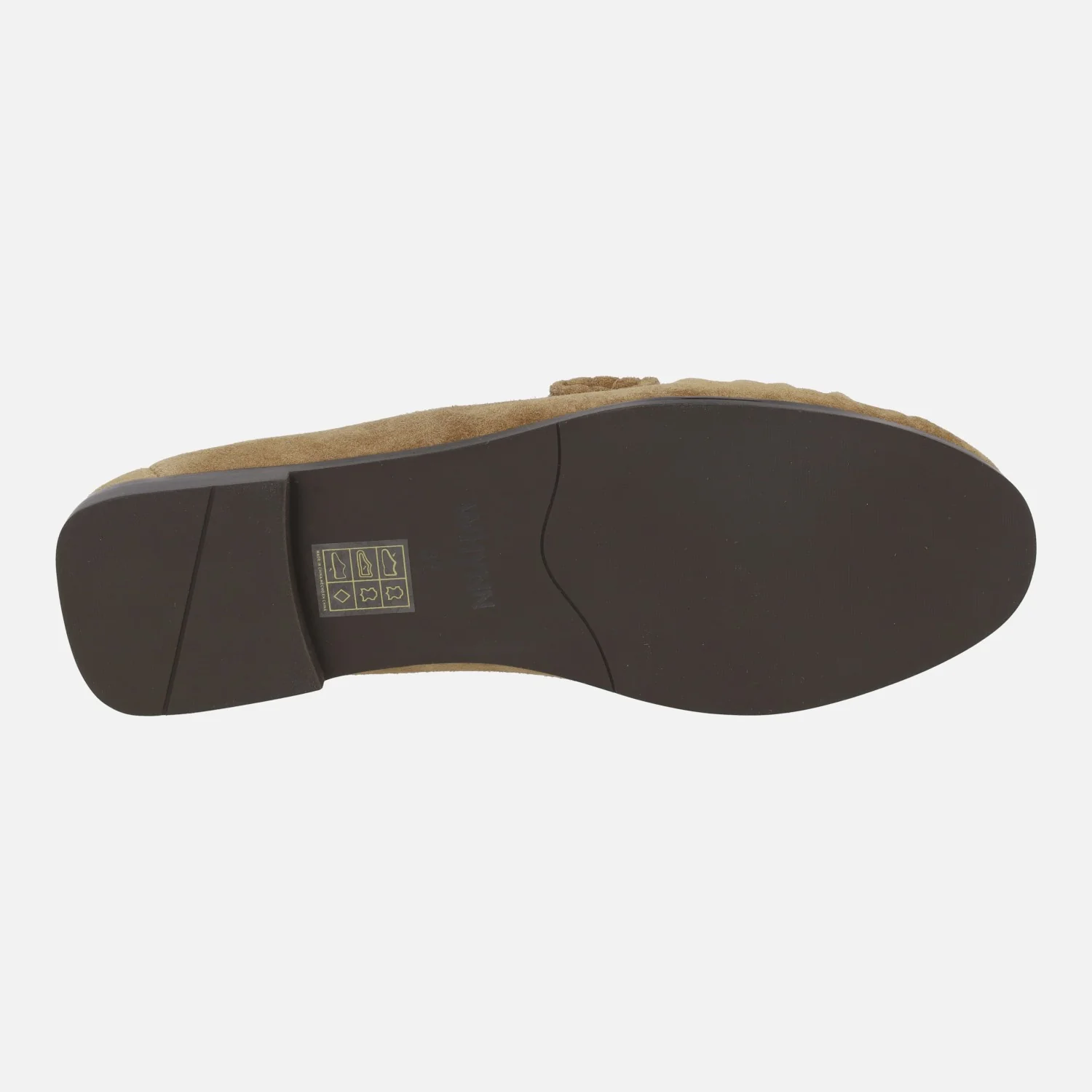 Mocasines de ante camel con puntera fruncida y antifaz Atoka - Image 6