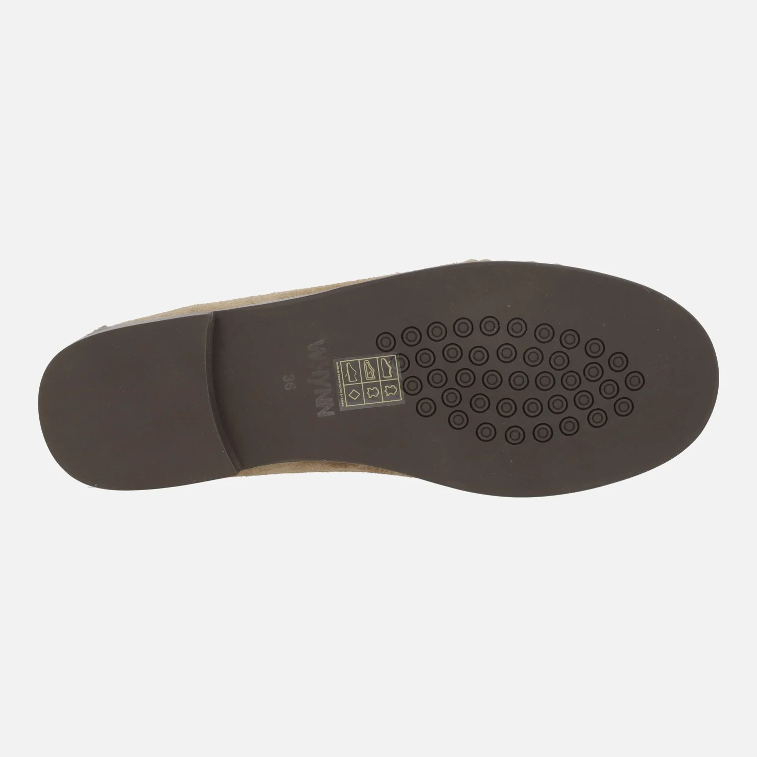 Mocasines de ante camel con puntera fruncida y borlas Shawnee - Image 6