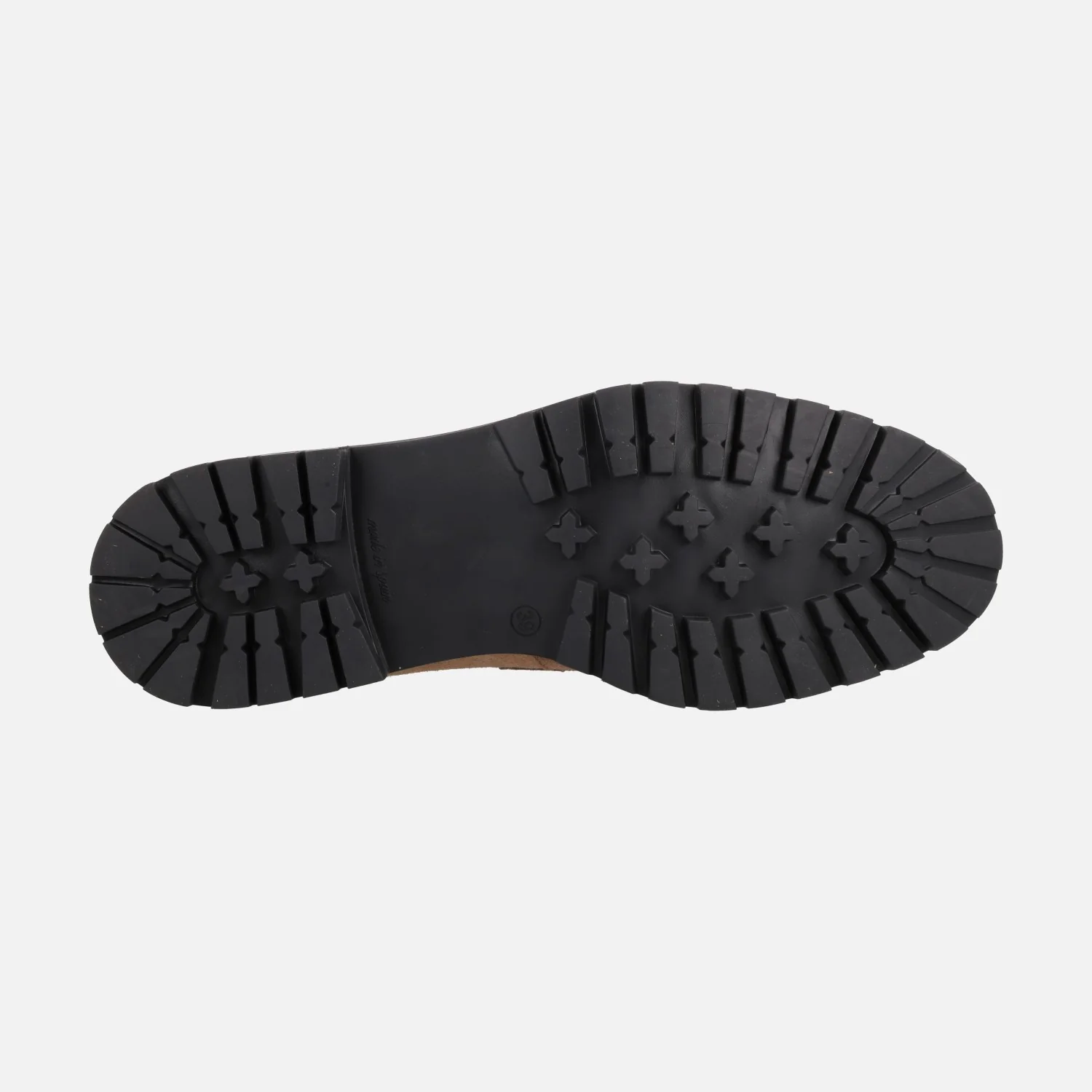 Mocasines de ante camel Militare con forro borreguillo y adorno metálico - Image 5