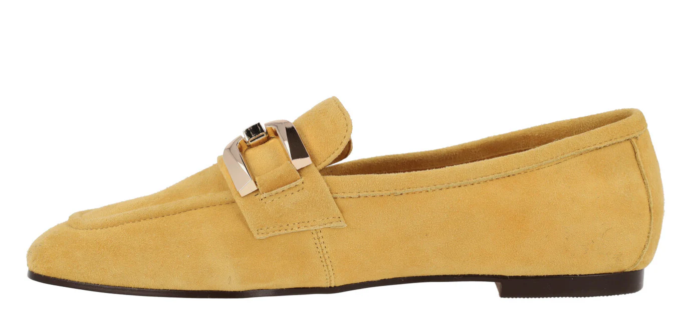 Mocasines de ante con adorno metálico para mujer Frida - Image 18