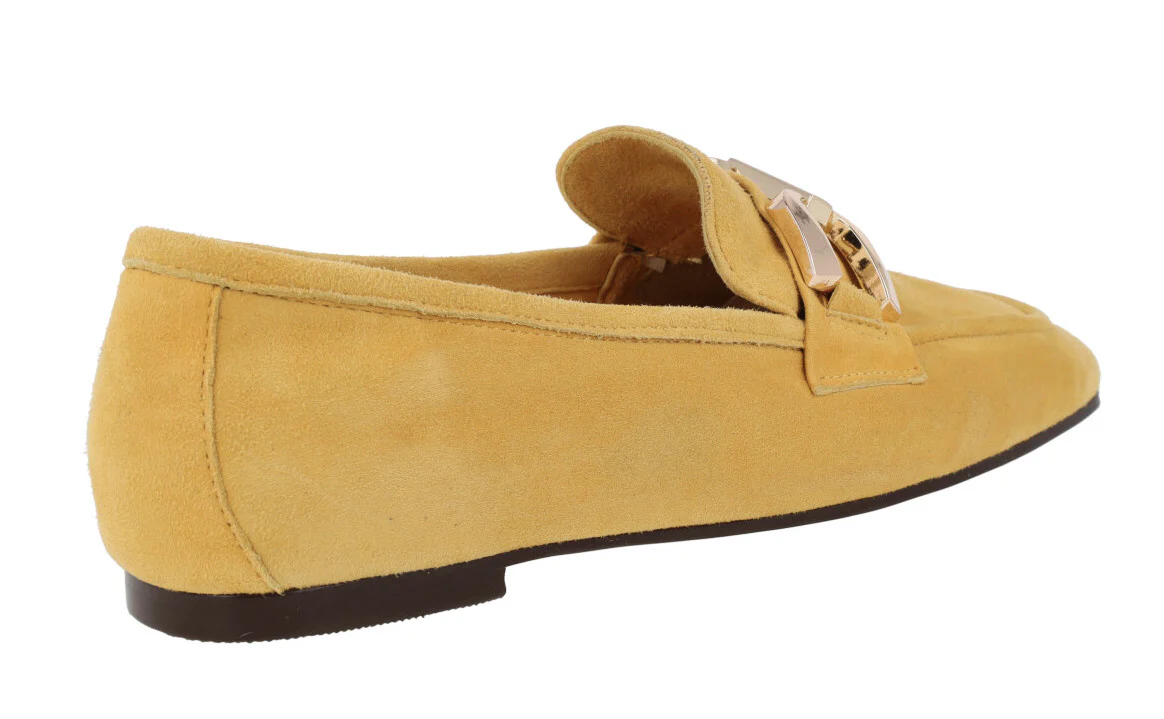 Mocasines de ante con adorno metálico para mujer Frida - Image 19