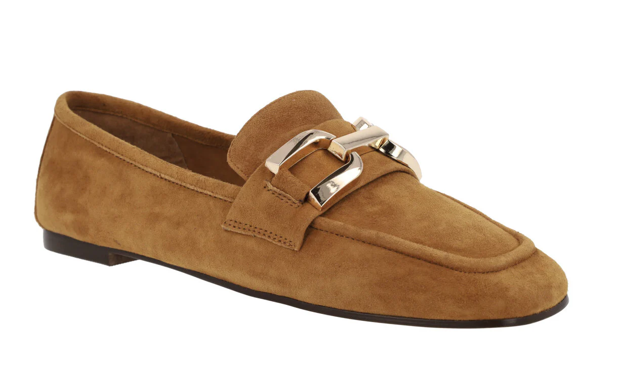 Mocasines de ante con adorno metálico para mujer Frida - Image 21