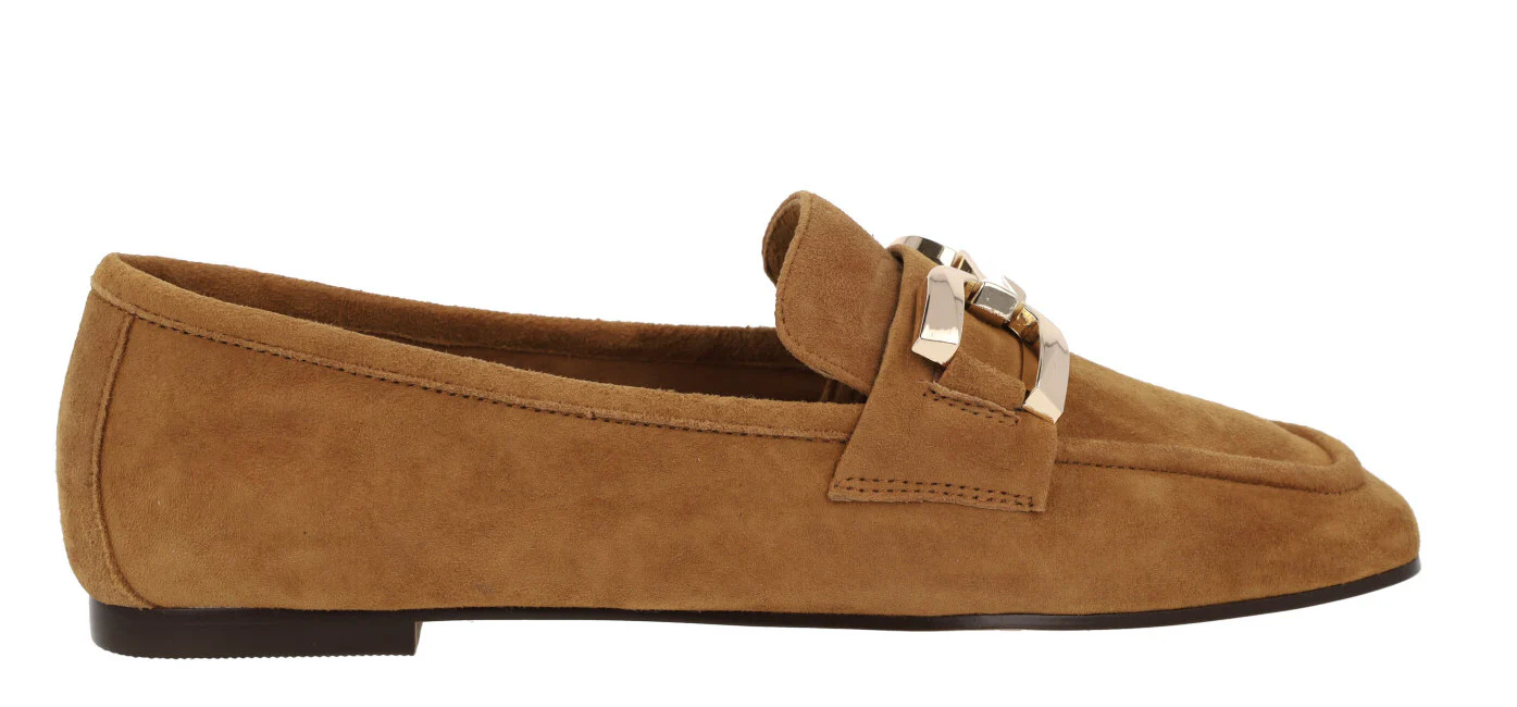 Mocasines de ante con adorno metálico para mujer Frida - Image 22