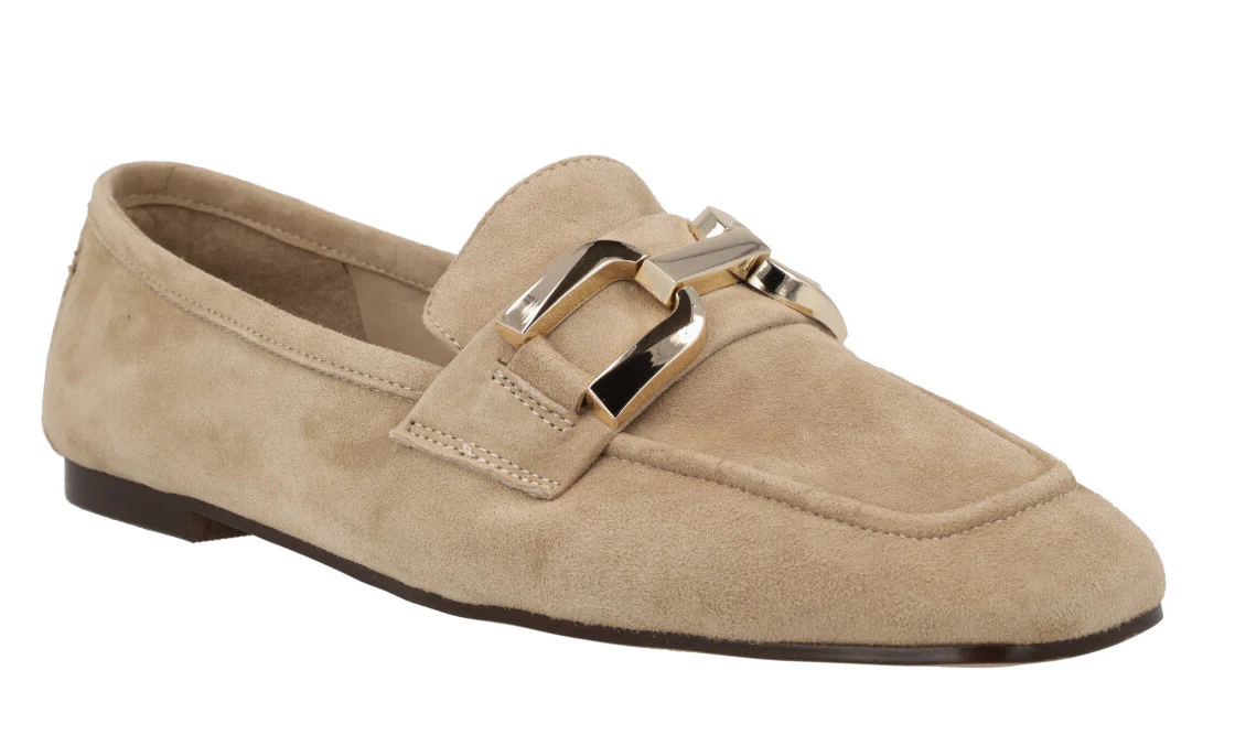 Mocasines de ante con adorno metálico para mujer Frida - Image 6