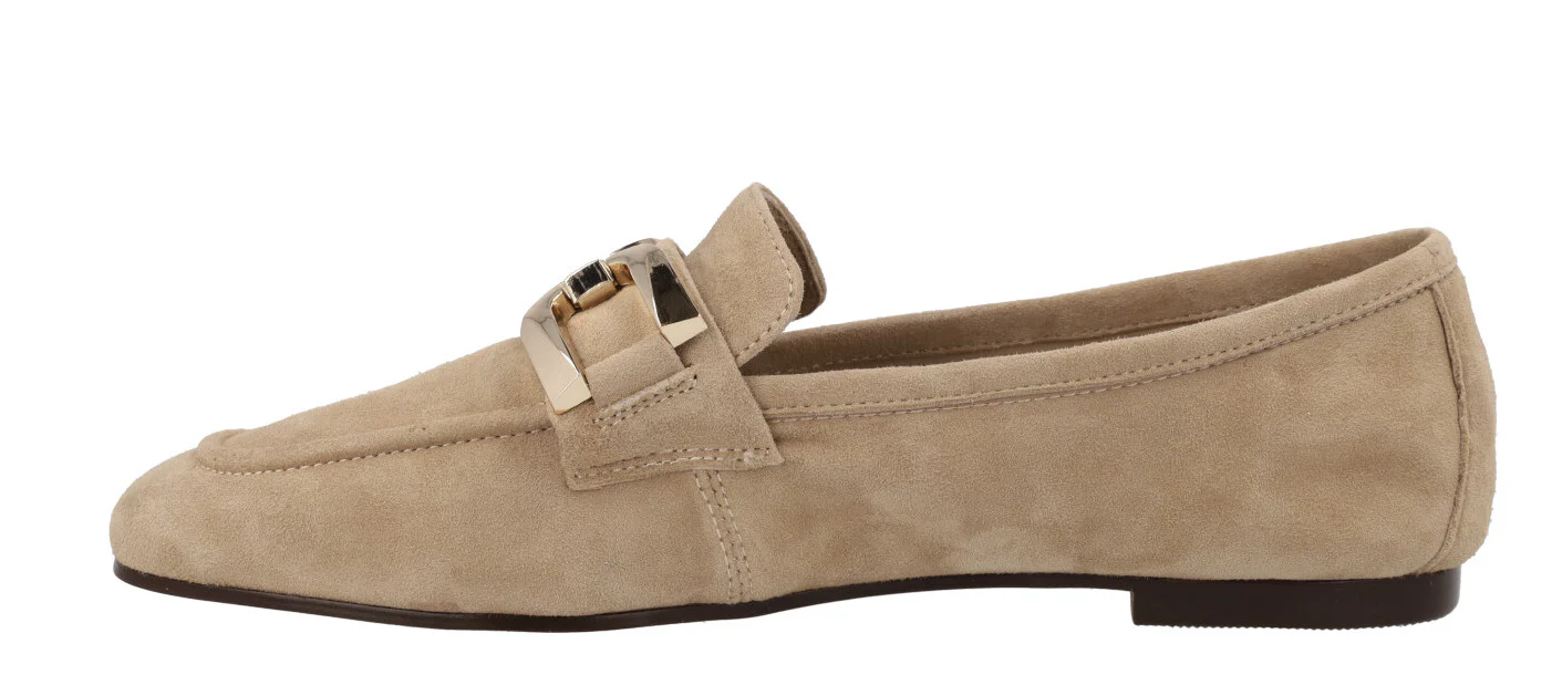 Mocasines de ante con adorno metálico para mujer Frida - Image 8