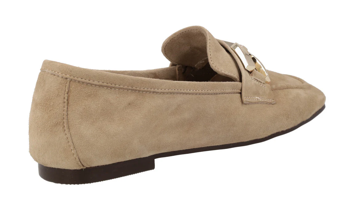 Mocasines de ante con adorno metálico para mujer Frida - Image 9