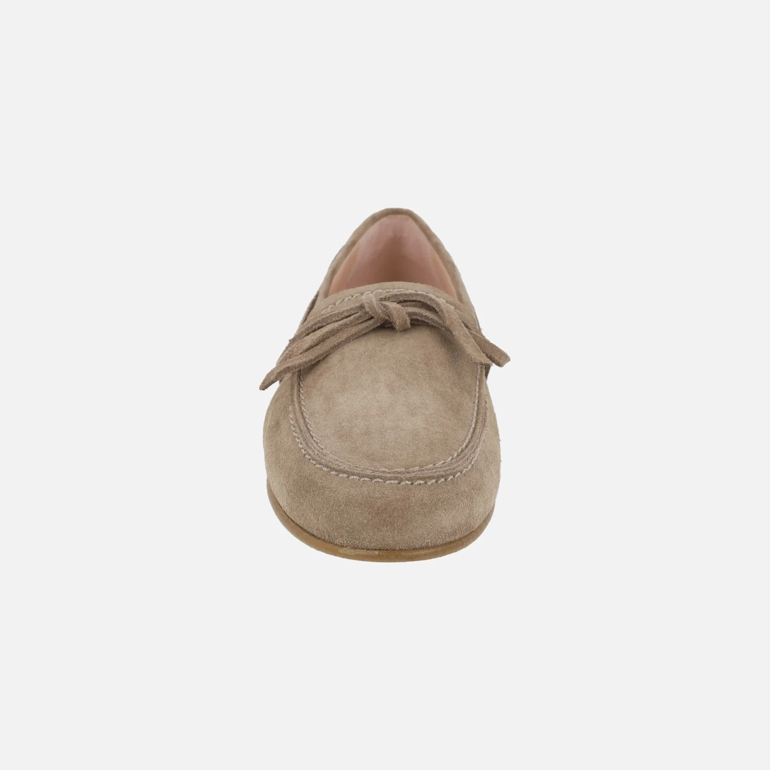 Mocasines de ante taupe con lazo y estilo náutico - Image 5