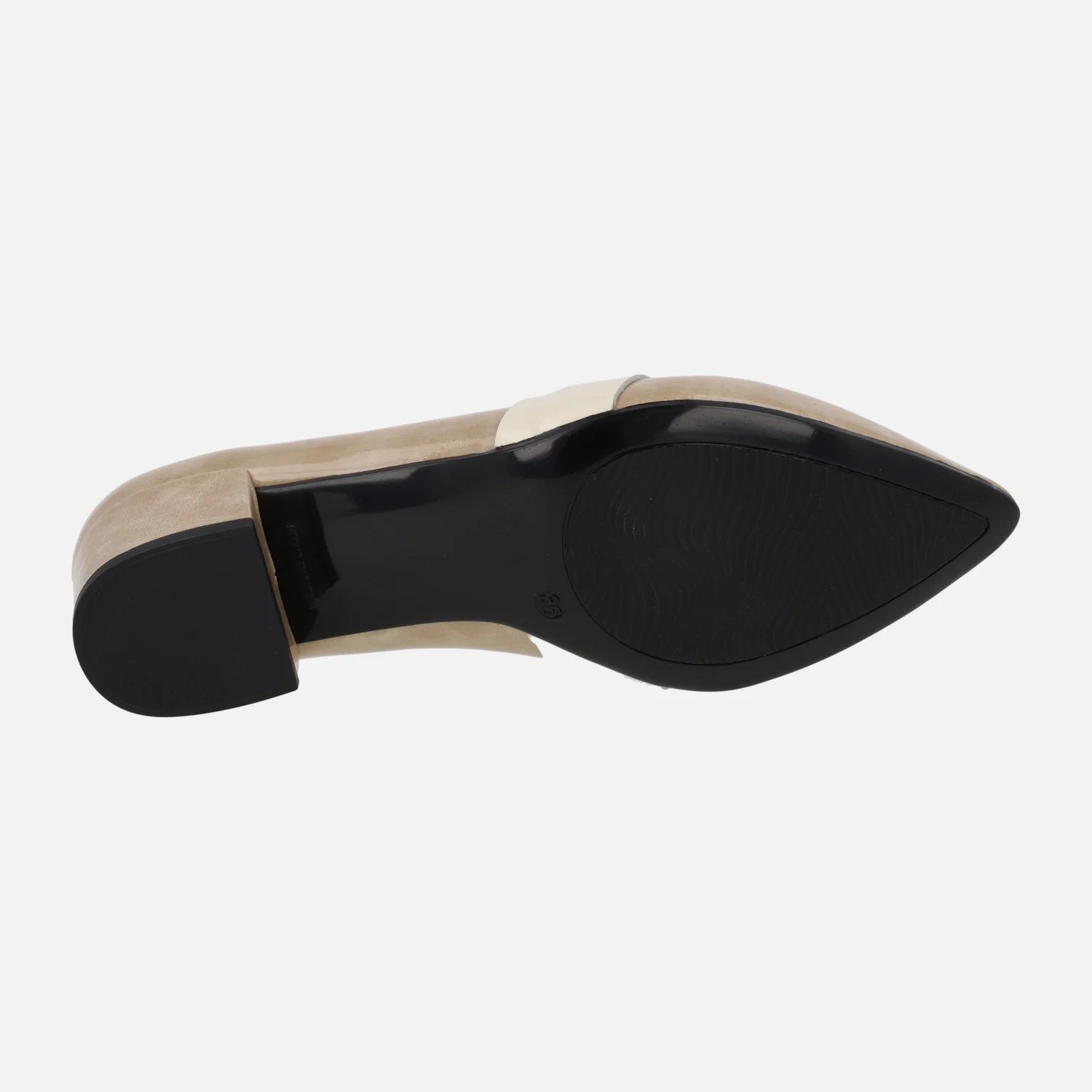 Mocasines de charol con tacón bajo y adorno metálico Allen - Image 5