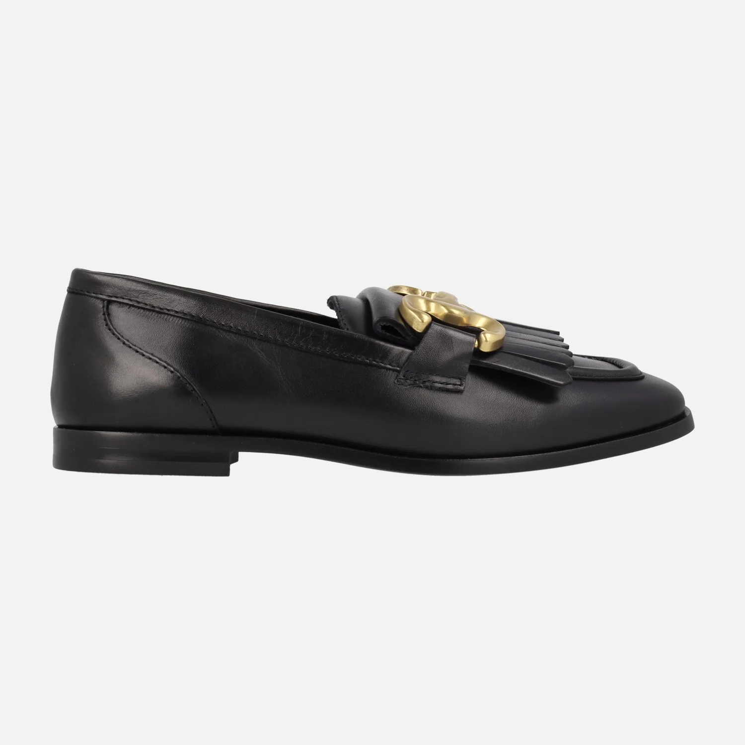Mocasines de piel Alpe New Roma con detalle de flecos y adorno metálico - Image 6