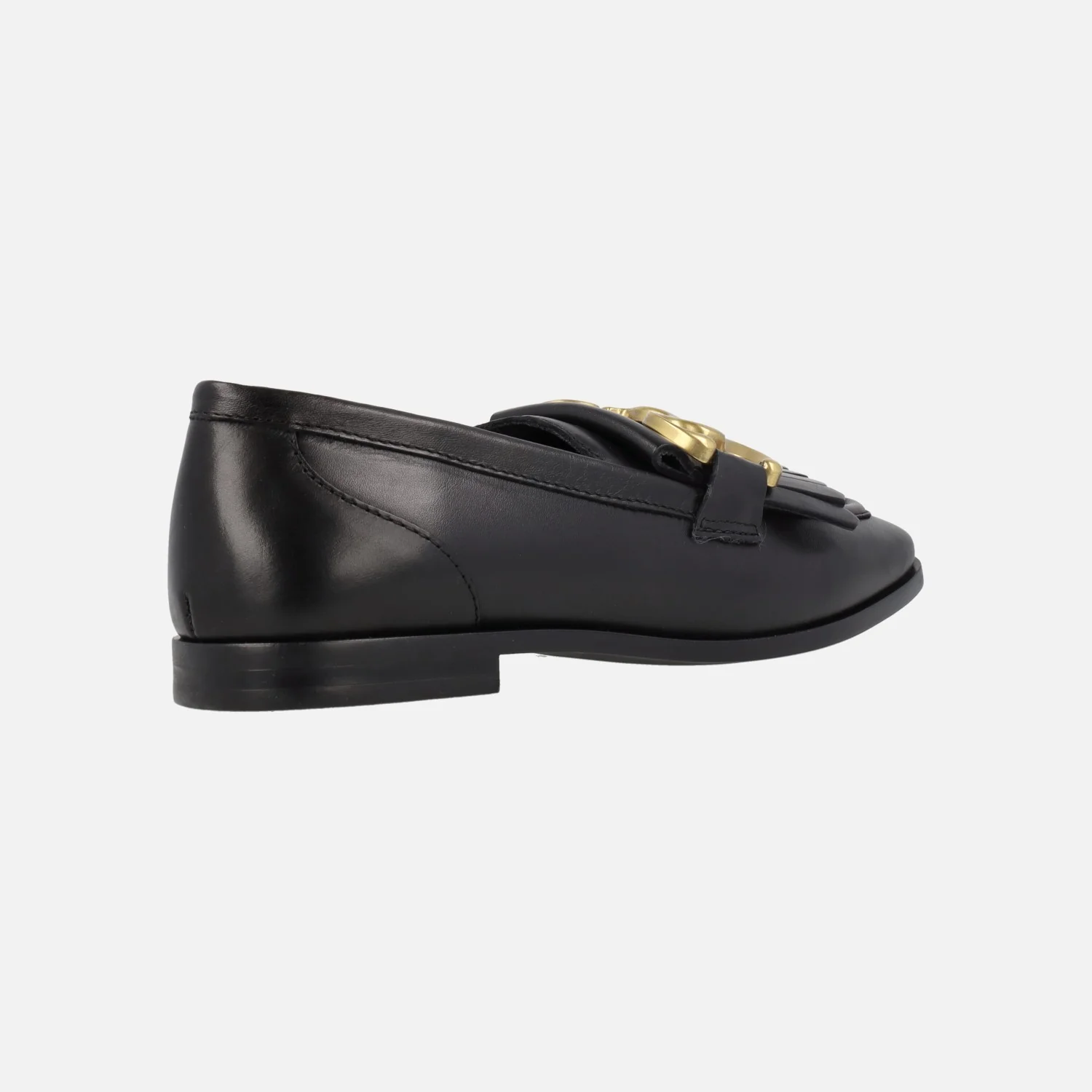 Mocasines de piel Alpe New Roma con detalle de flecos y adorno metálico - Image 8