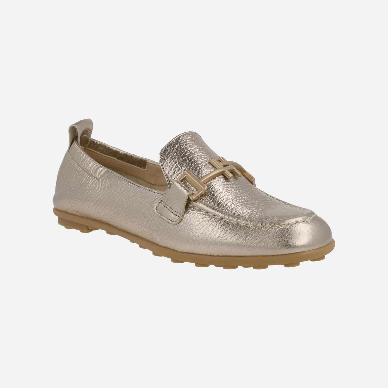 Mocasines de piel Bombay con adorno metálico - Image 2