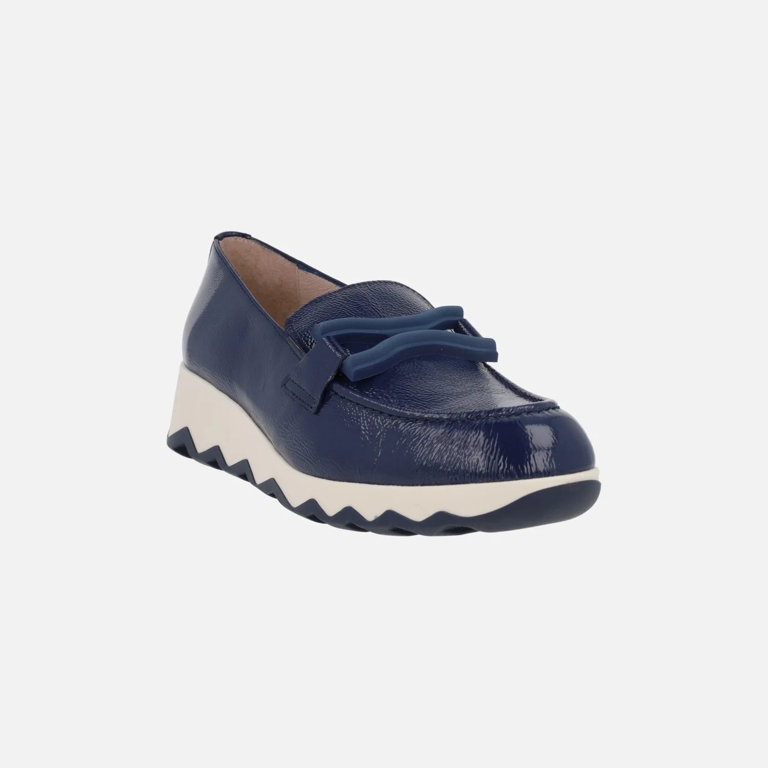 Mocasines de piel charol con suela dentada Simon 20 - Image 2