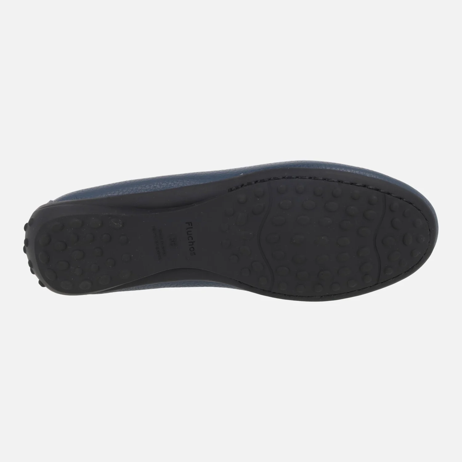 Mocasines de piel con adorno metálico dorado Bruni - Image 6