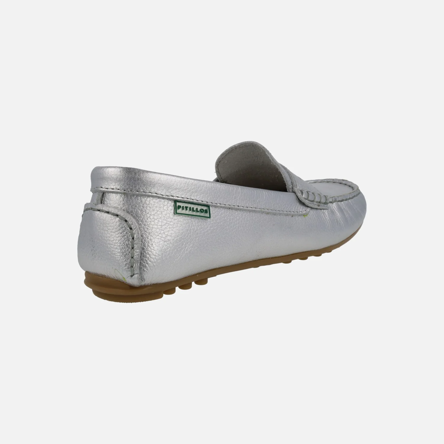 Mocasines de piel con antifaz y piso de goma - Image 4