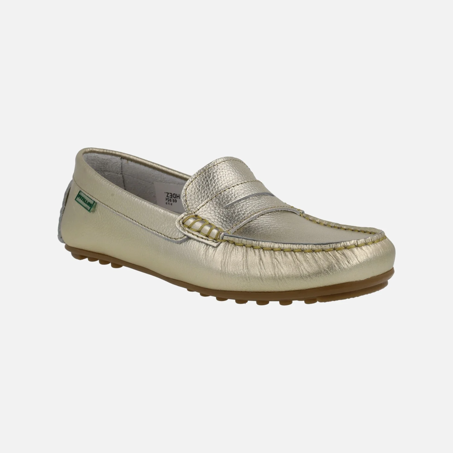 Mocasines de piel con antifaz y piso de goma - Image 7