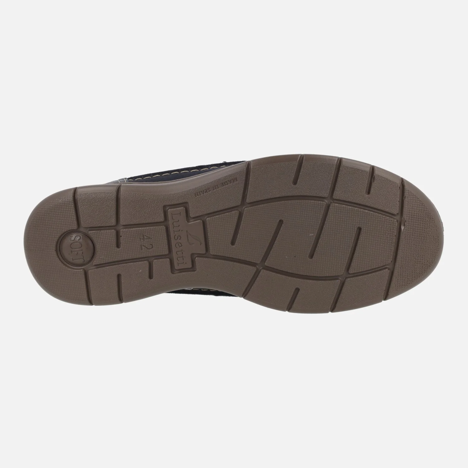 Mocasines de piel en azul marino con elásticos laterales - Image 6