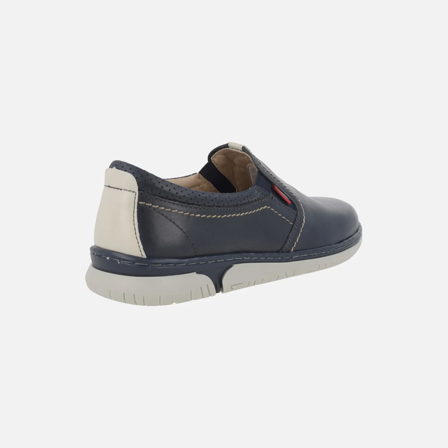 Mocasines de piel para hombre con elásticos laterales - Image 10