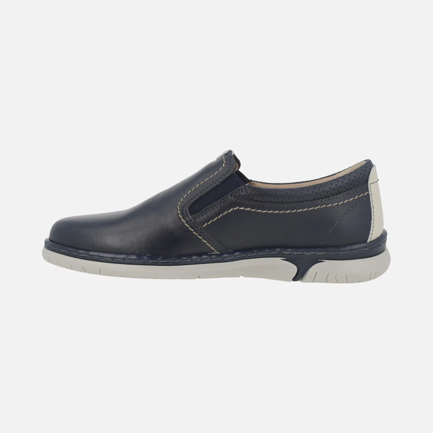 Mocasines de piel para hombre con elásticos laterales - Image 11