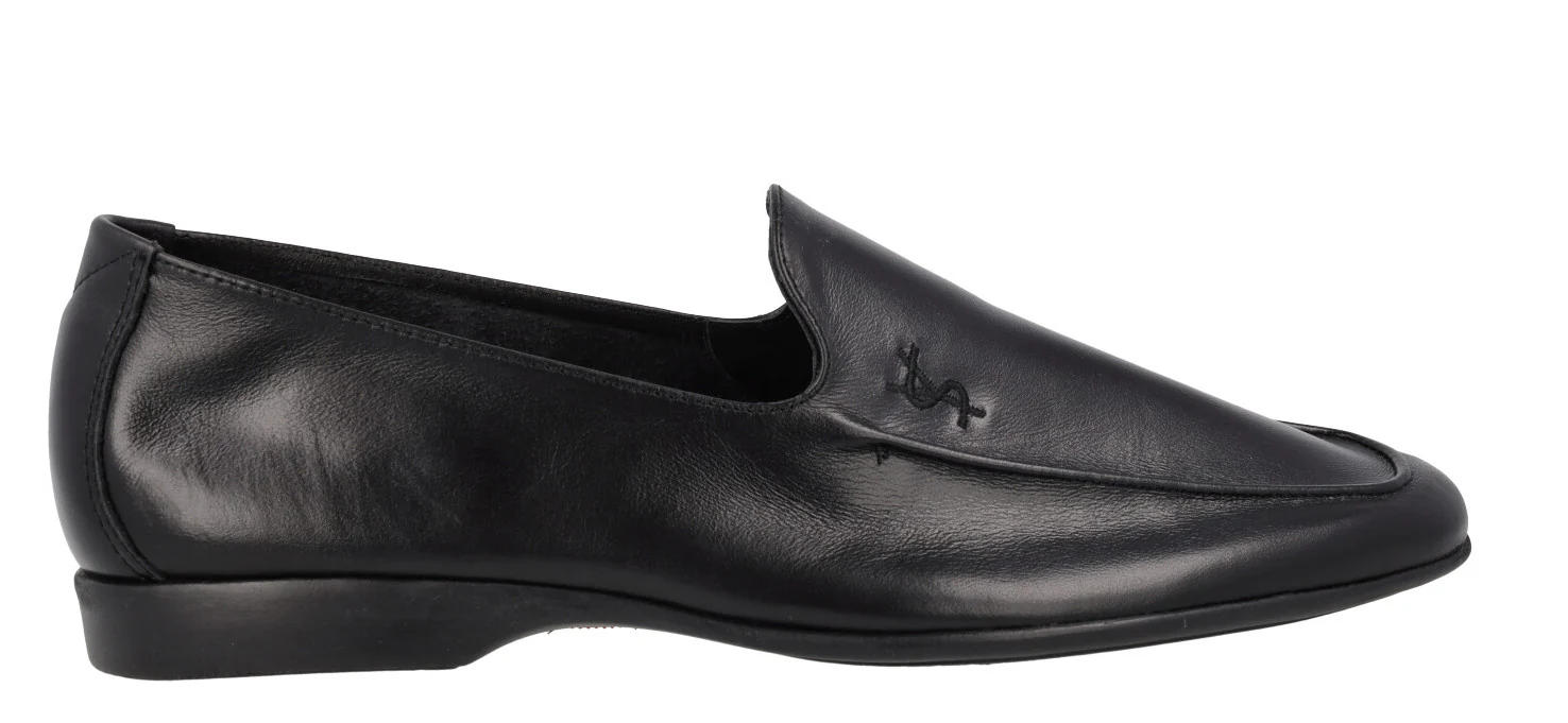 Mocasines de piel para hombre con piso fino de goma - Image 6