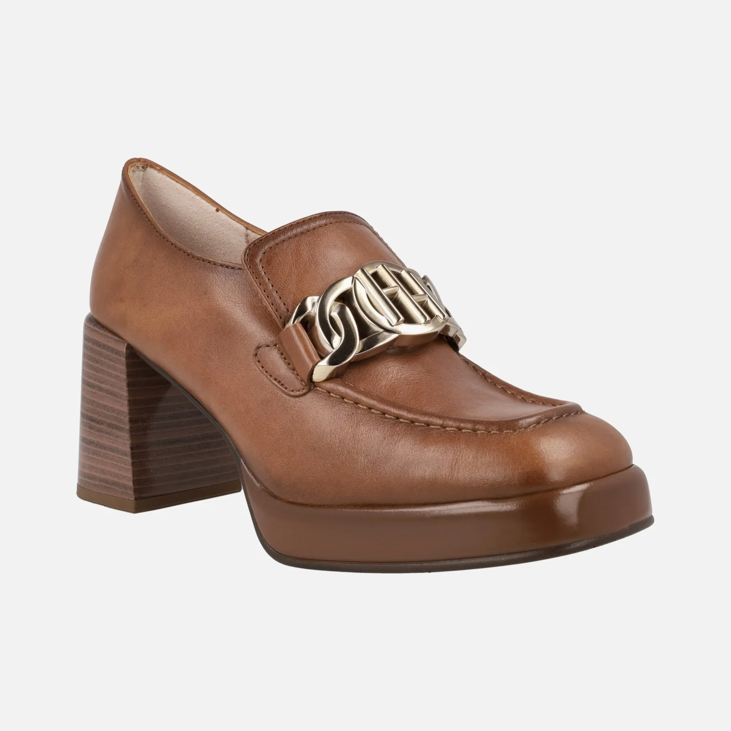 Mocasines de piel Tokio con tacón alto y plataforma - Image 7