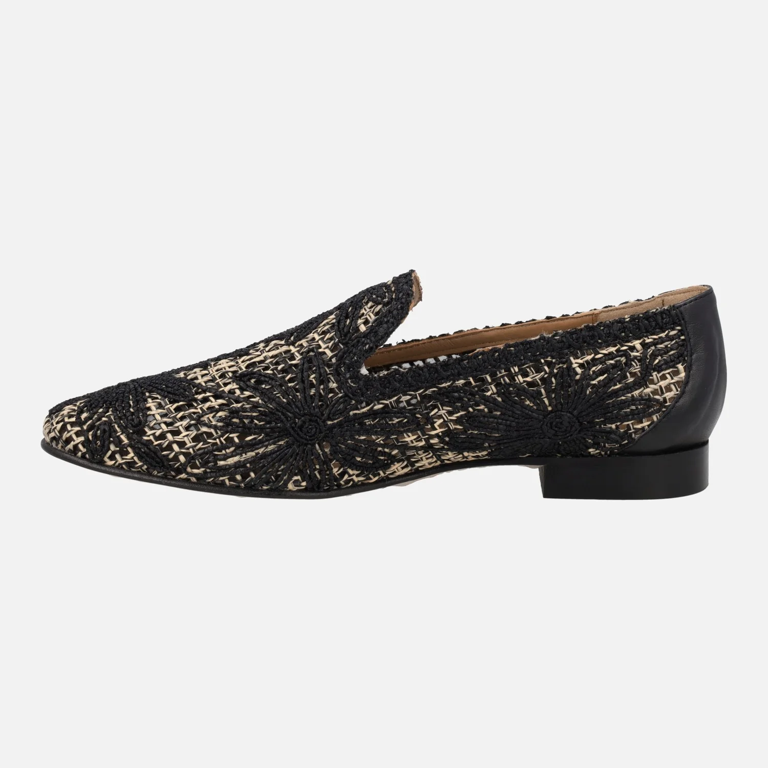 Mocasines de tejido trenzado con detalle de flores - Image 10