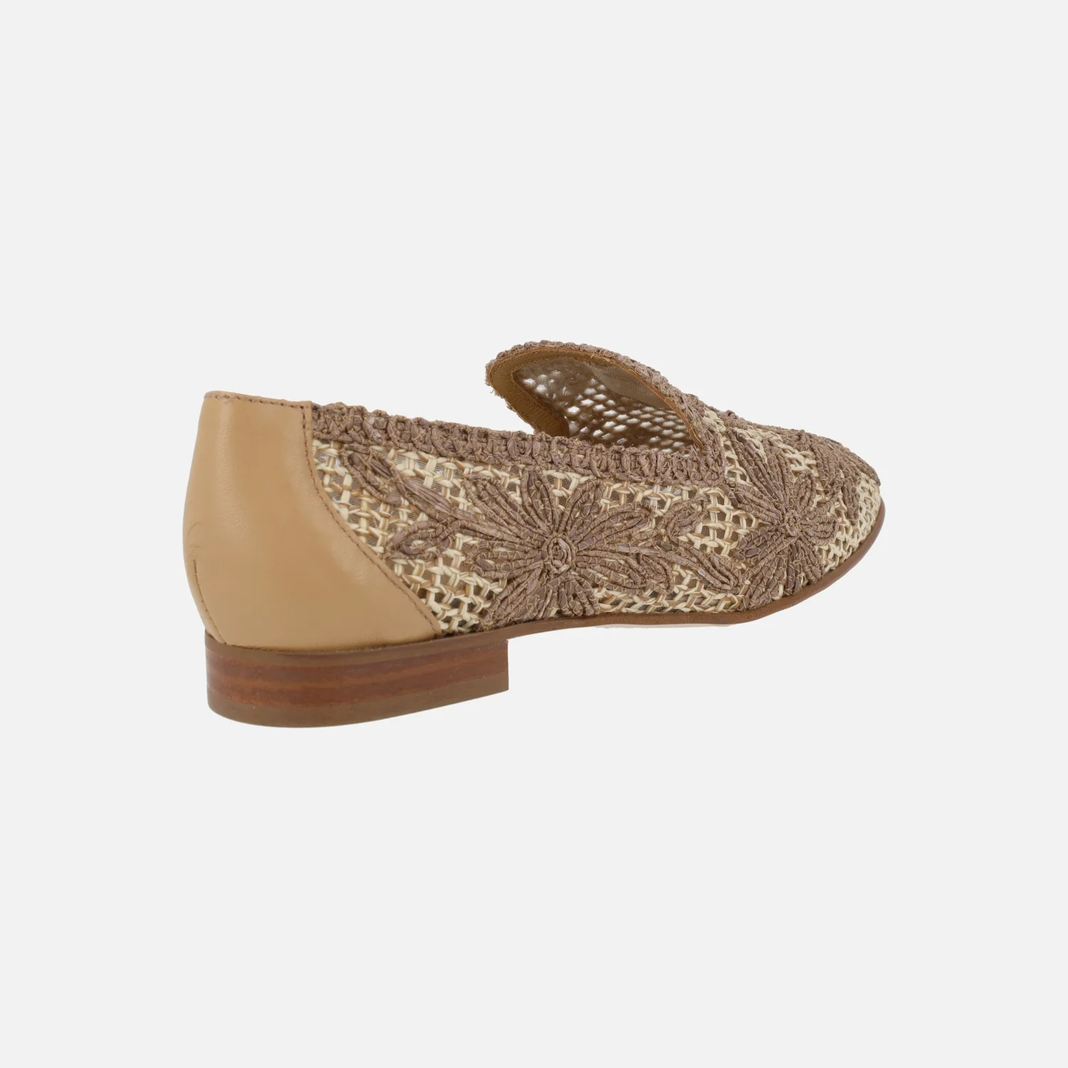 Mocasines de tejido trenzado con detalle de flores - Image 4