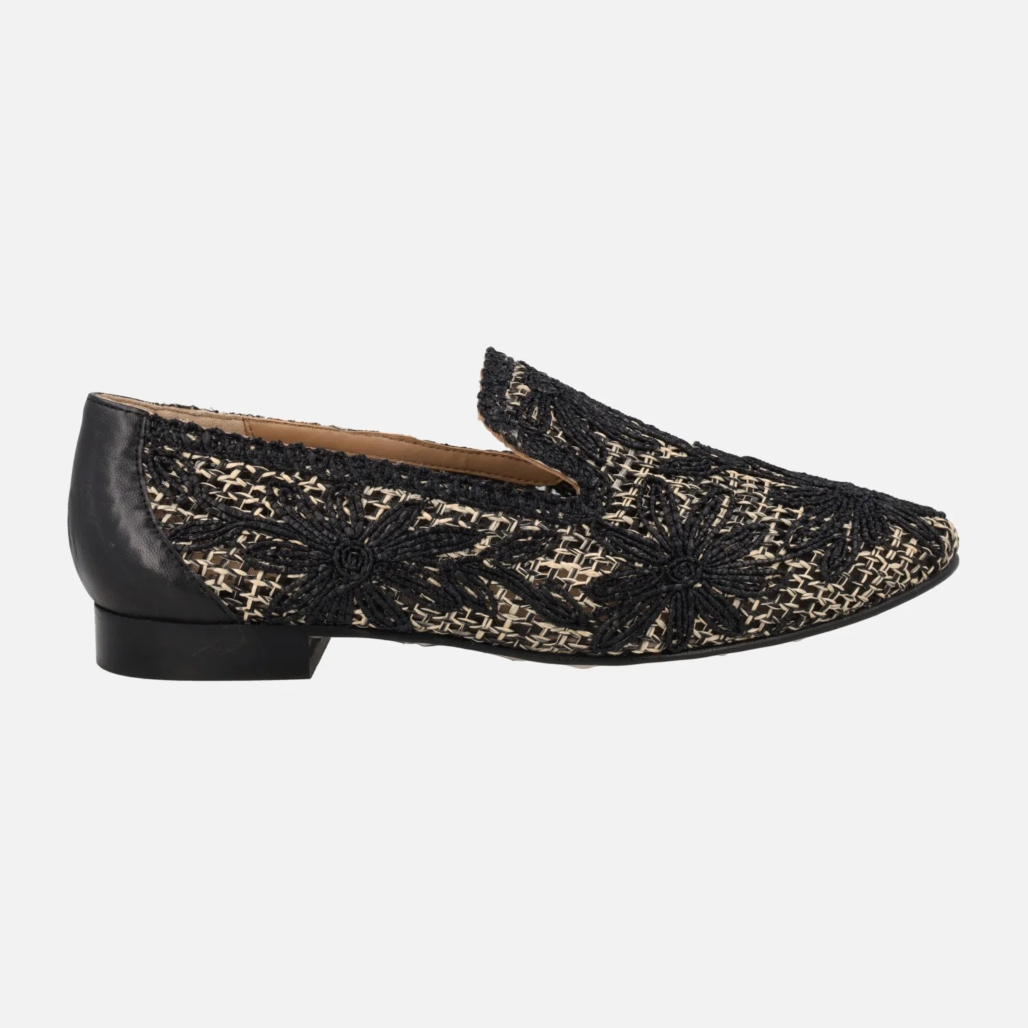 Mocasines de tejido trenzado con detalle de flores - Image 7