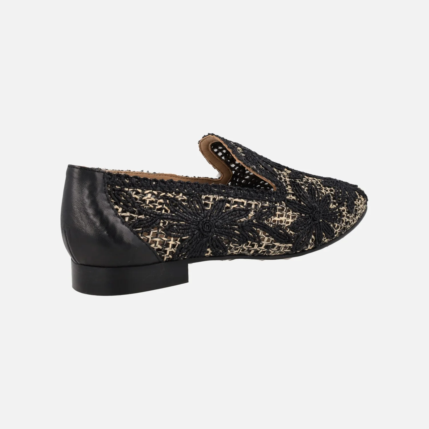 Mocasines de tejido trenzado con detalle de flores - Image 9